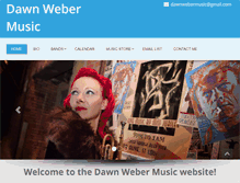 Tablet Screenshot of dawnweber.com